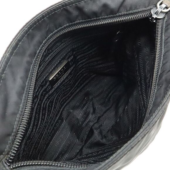 Prada BT0741 Nylon Leather Shoulder Bag - Picture 6 of 7